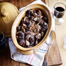 Venison Stew with Wild Mushrroms