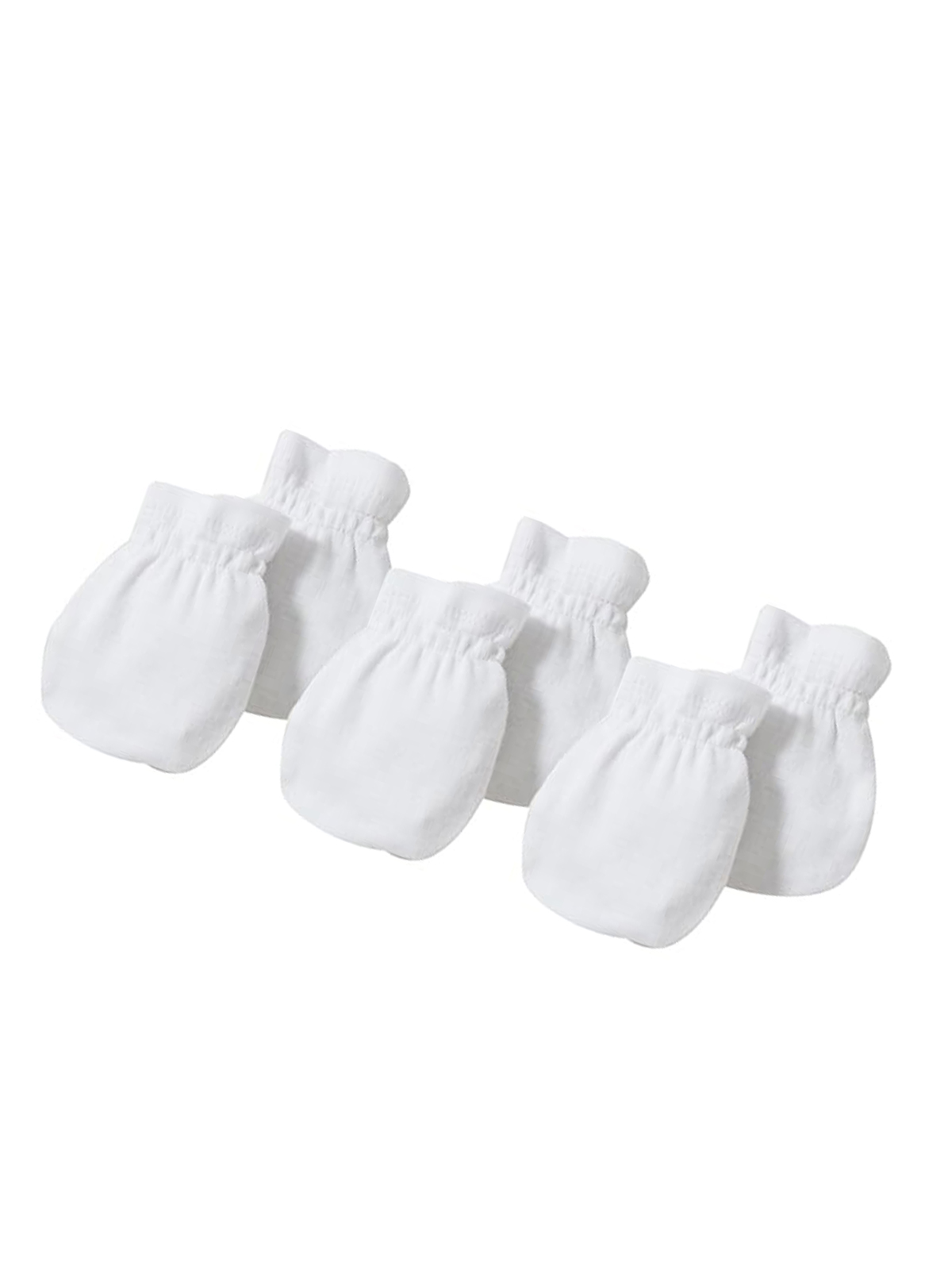 Burt&#039;s Bees Baby, Burt&#039;s Bees Baby Girls Mittens, No-Scratch Mitts, 100% Organic Cotton, Set of 3 Gloves, Cloud