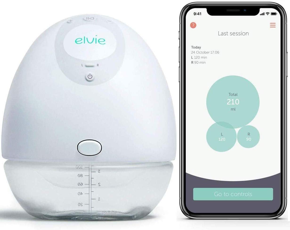 The Elvie Pump silent wearable breast pump, on sale for Cyber Monday