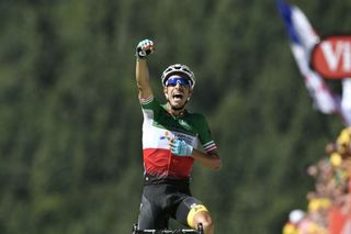 Italian champion Fabio Aru wins stage 5 of the Tour de France.