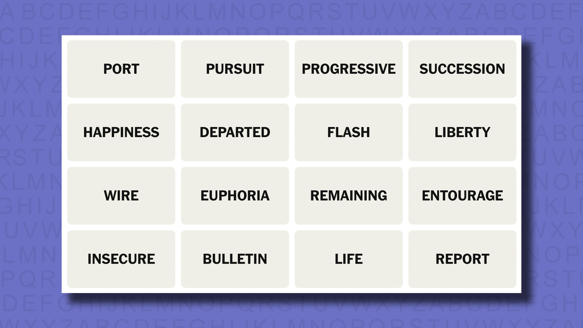 NYT Connections hints for game 742 on a purple background