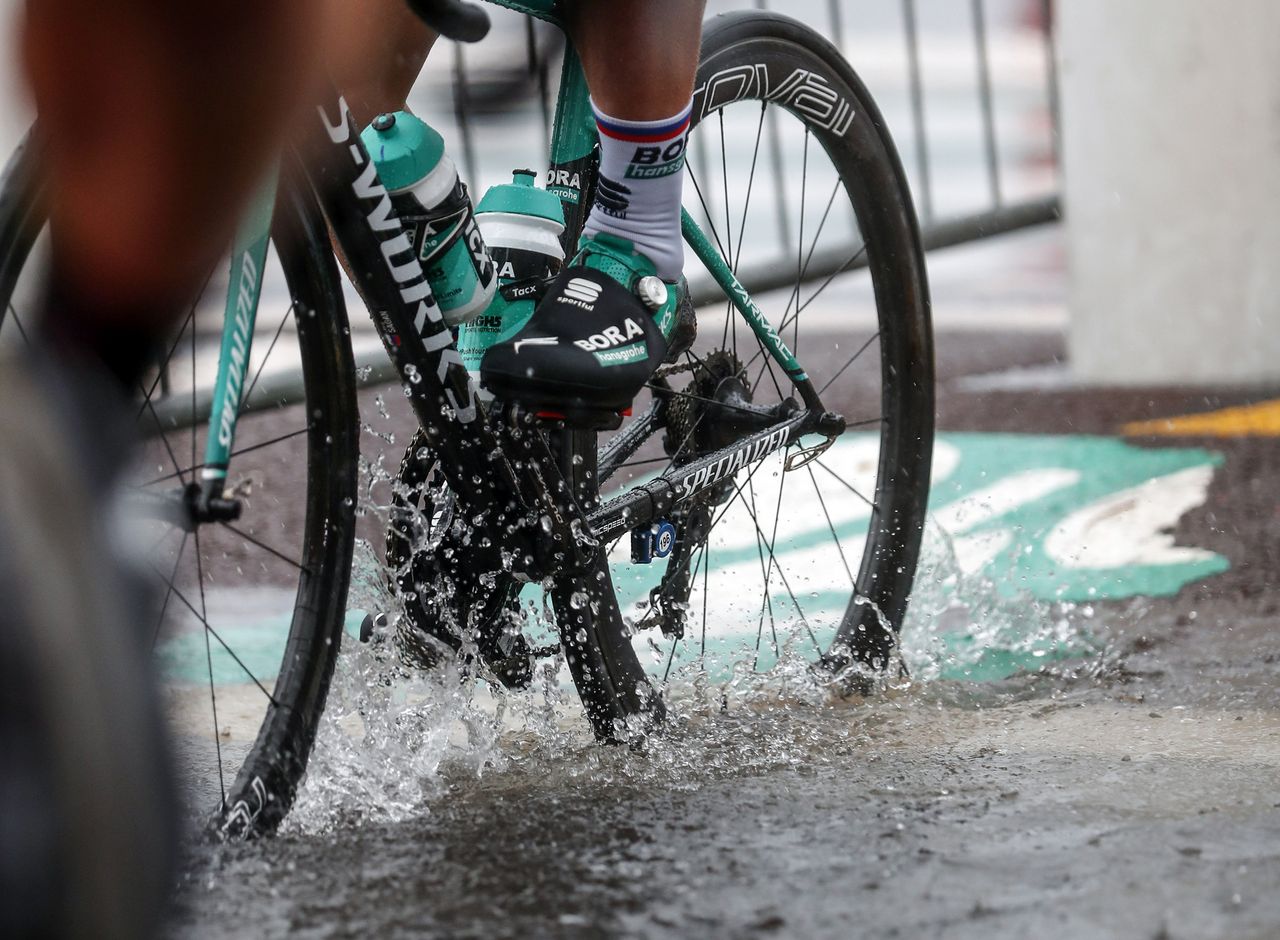 It was a bit wet at the start