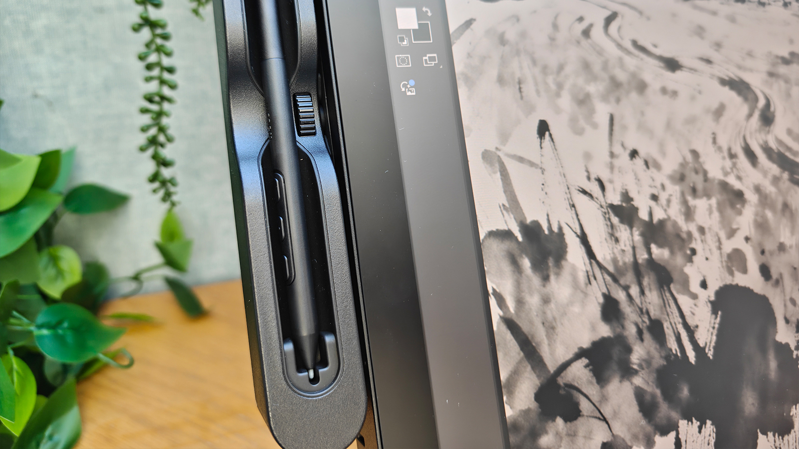 A large drawing tablet