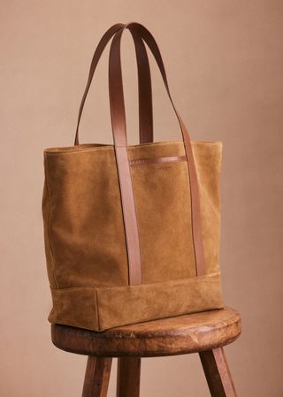 Bolso Tote Kley - Ante Camel - Piel - Sézane