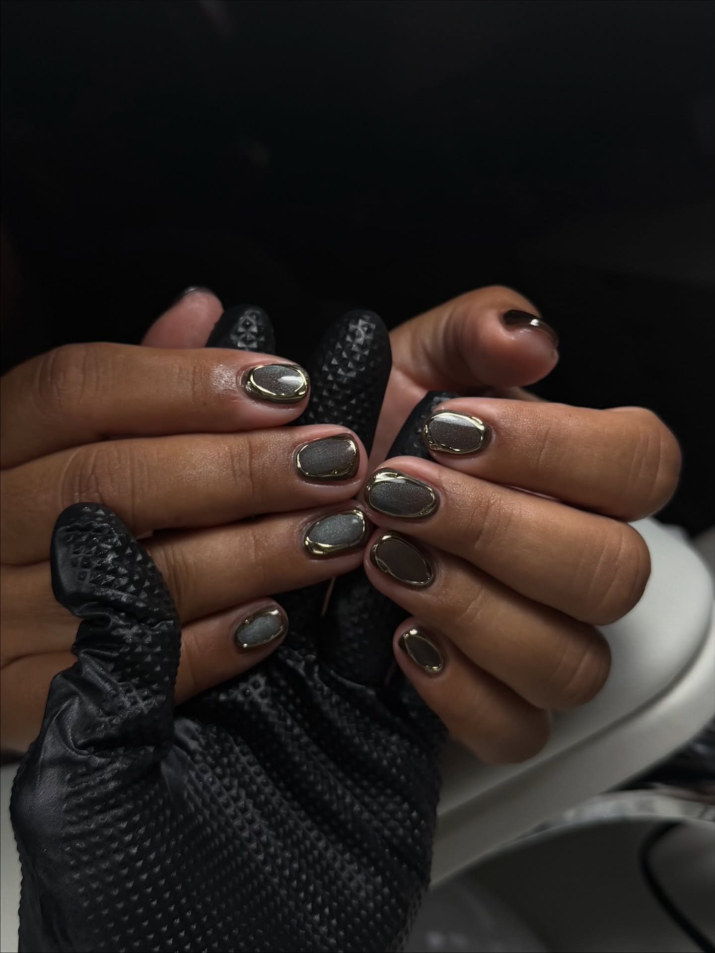 nail art on short nails