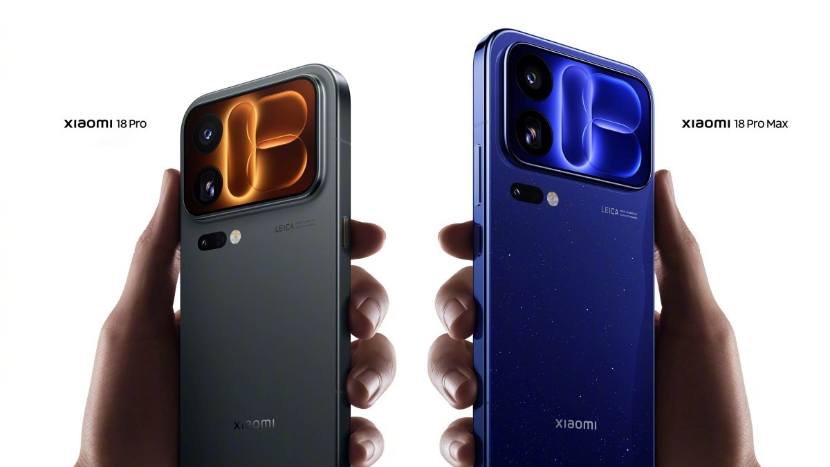 The Xiaomi 18 Pro and 18 Pro Max.