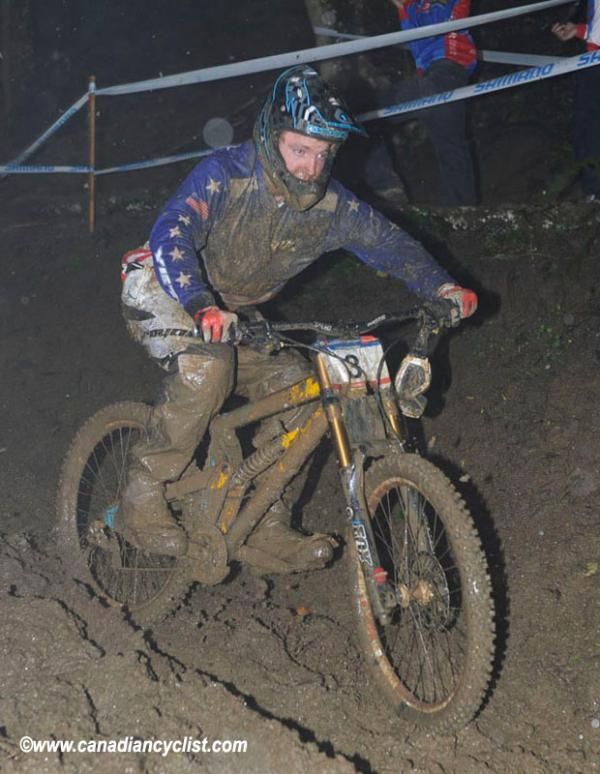 Aaron Gwin (Yeti / Fox) was DQ'd in qualifying