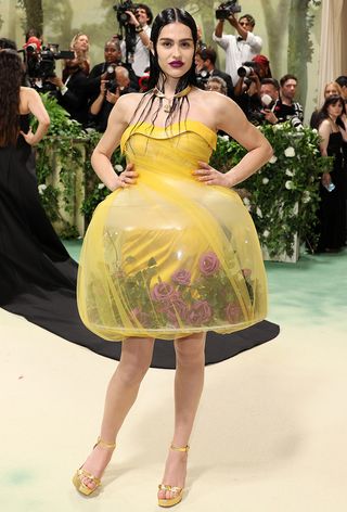 celebrities arrive on the 2024 Met Gala red carpet