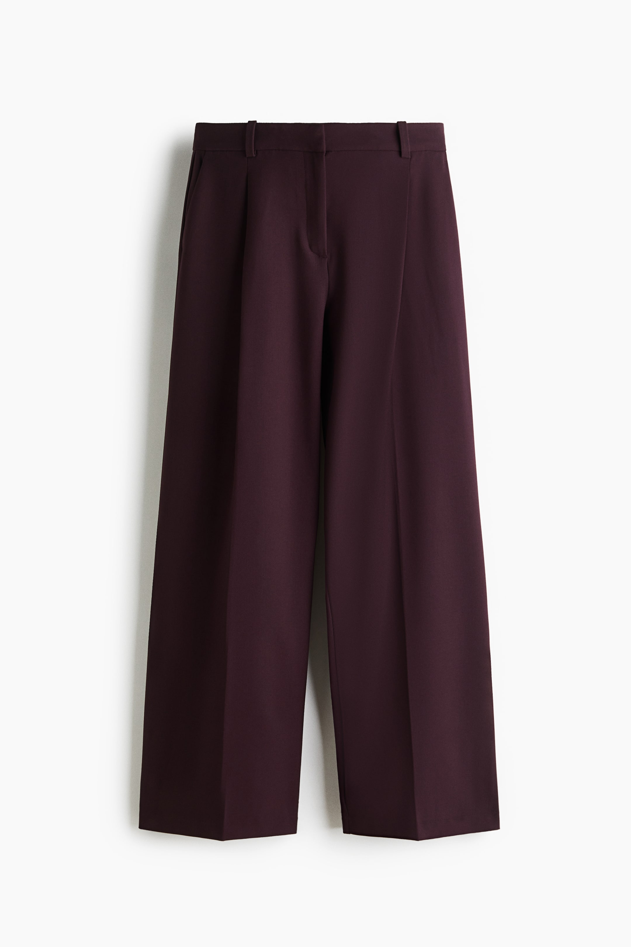 Wide-Leg Dress Pants - Black