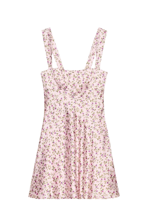 Satin Effect Short Dress