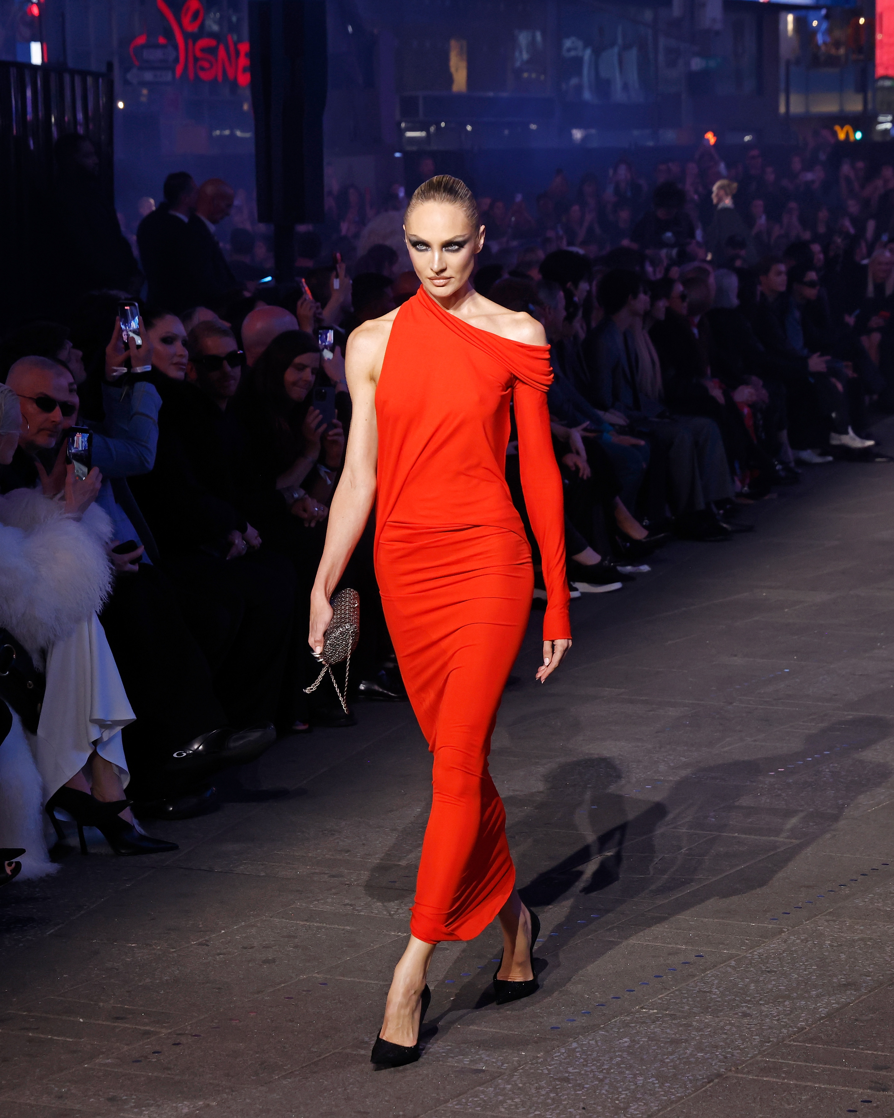 Celebrities walk the runway at Guccicore: Gucci Cruise 2027 at Times Square on May 16, 2026 in New York City