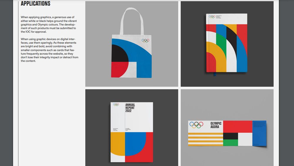 New Olympics branding