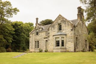 Exterior of a cottage on the Penicuik Estate