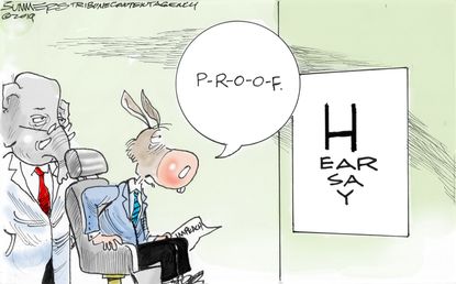 Political Cartoon U.S. Impeachment Democrats Proof