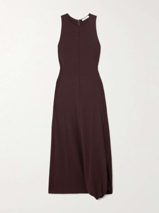 Crepe Midi Dress