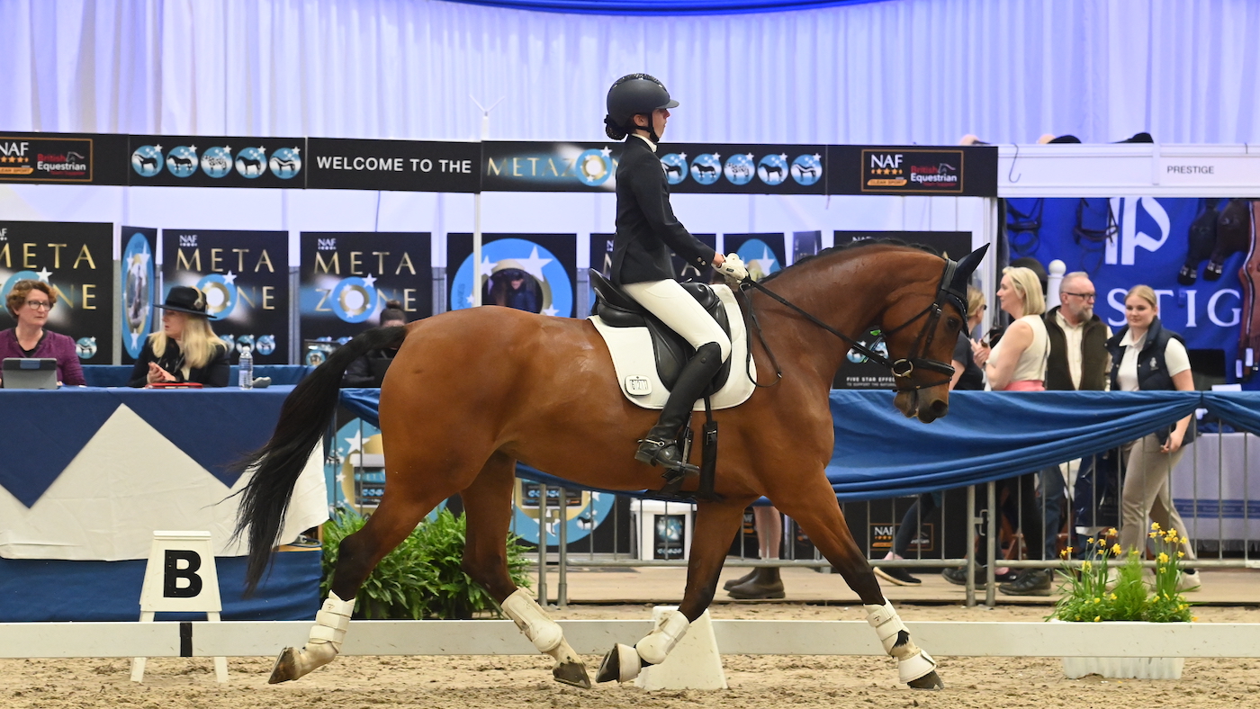 U21 rider Annabelle Wesley and Caroline&amp;rsquo;s Air KM at the Petplan Area Festival Championships 2024