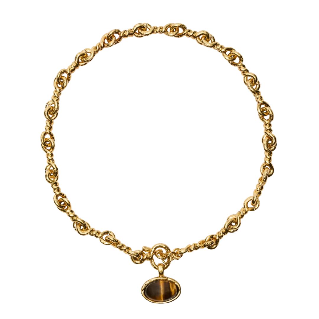 Rixo, Zandra 18ct Gold Plated Necklace in Gold