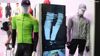 Castelli's new Perfetto Lite short sleeve jersey (l) and Tempesta jacket