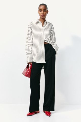 High-Waist Dress Pants