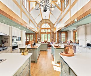 One kitchen in the Yankee Candle Founder Estate