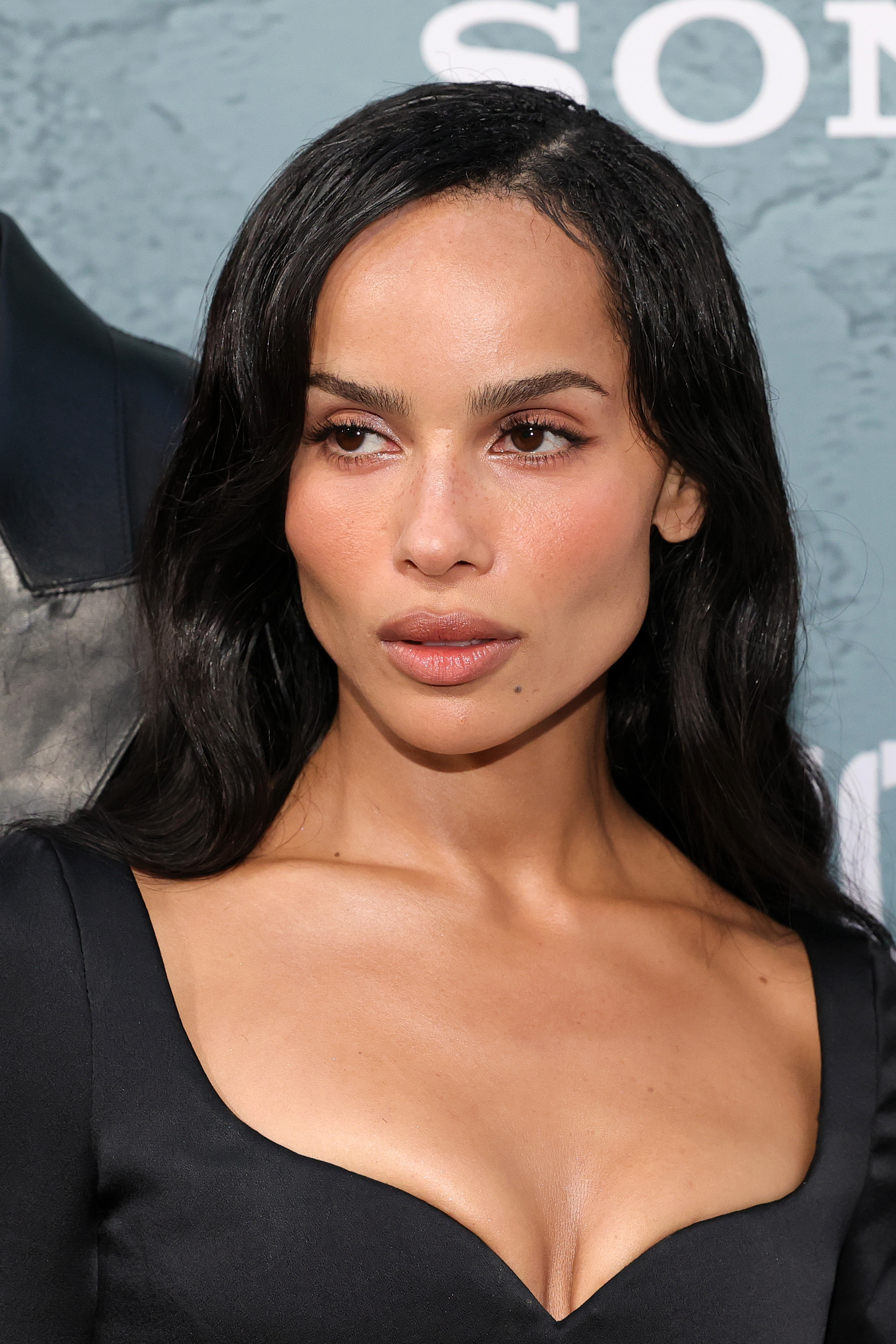 Zo&amp;euml; Kravitz attends Columbia Pictures' Caught Stealing premiere at Regal Union Square on August 26, 2025 in New York City.