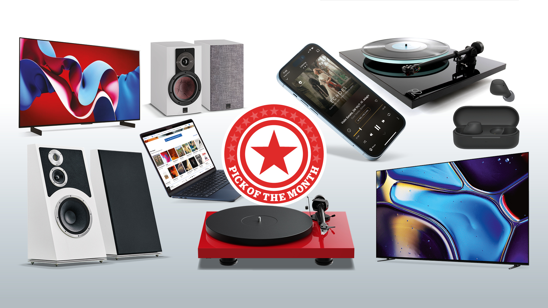 Pick of the Month: LG’s smallest new OLED TV, Pro-Ject’s latest turntable and more earn five stars