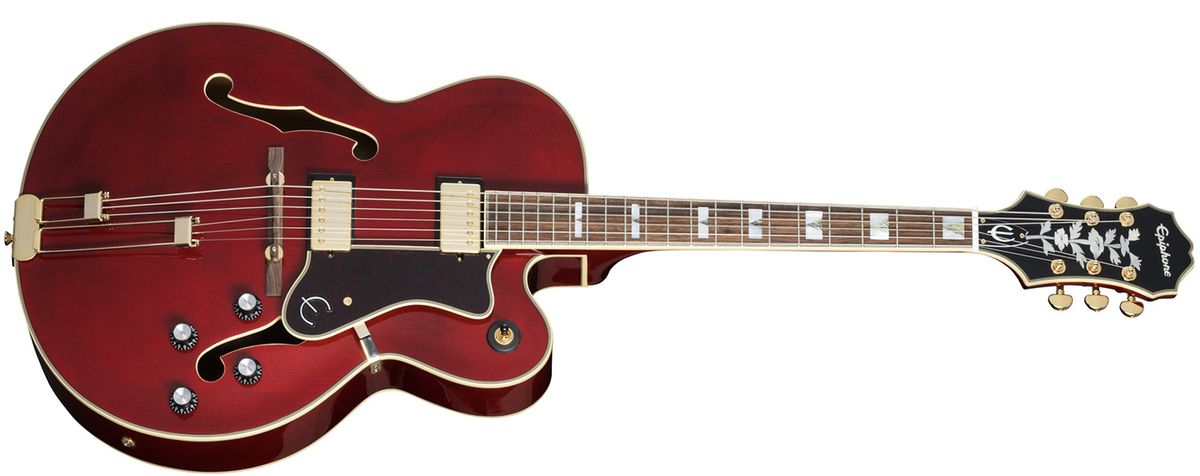 Epiphone Broadway 2023 &ndash; now available in Wine Red and Vintage Sunburst