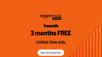 Amazon Music Unlimited: 3 months free