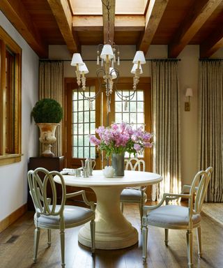 Timeless traditional home inspired by English country manors