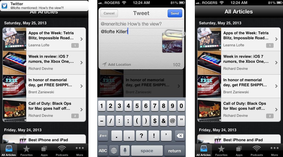 iOS 7 wants: Actionable notifications and push interface | iMore