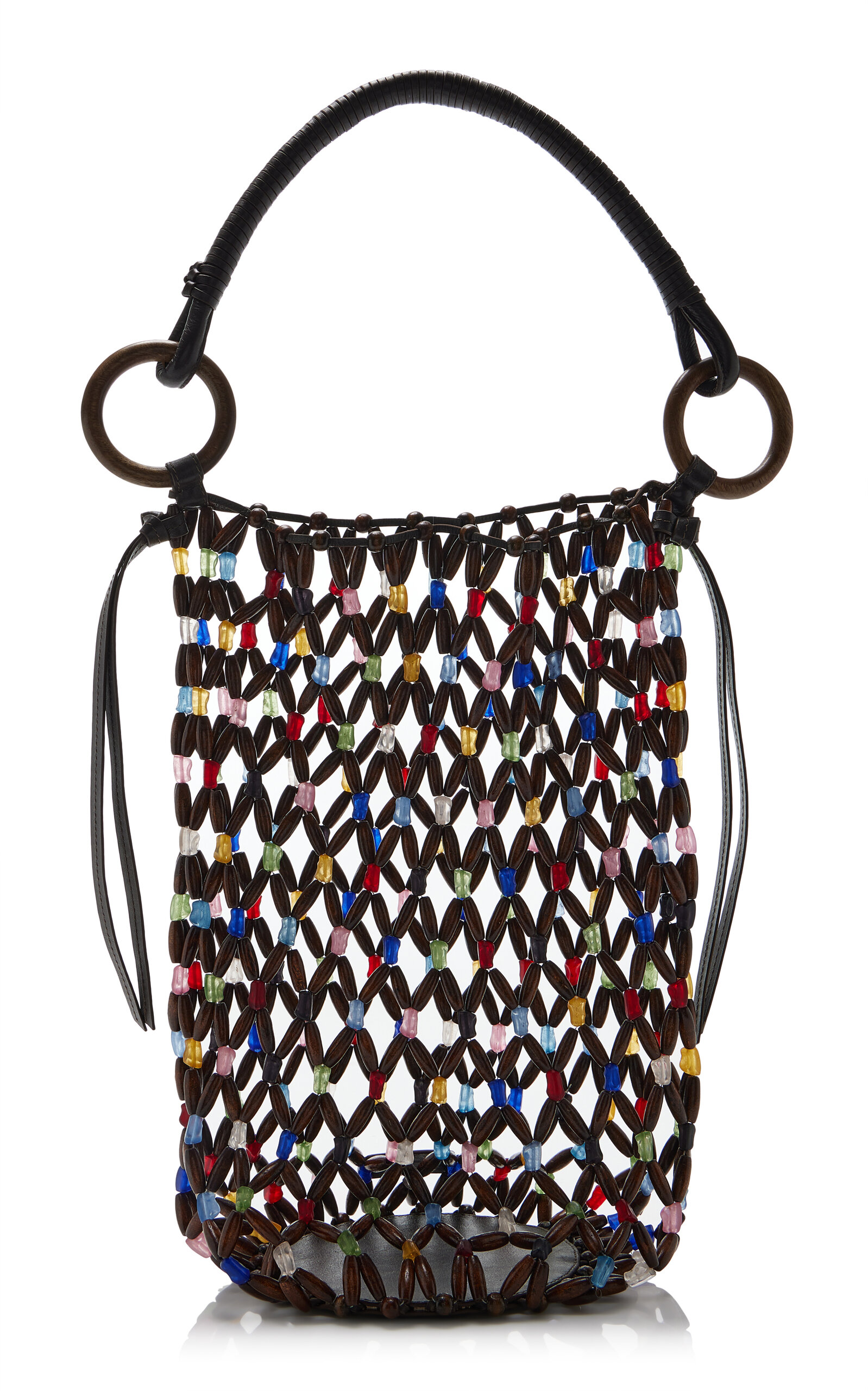 Del Mar Beaded Bucket Bag