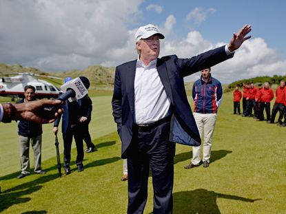 donald trump good for golf