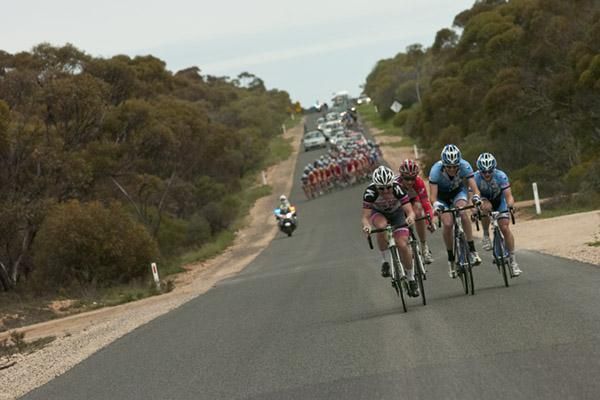 Two became four as Brendan Brooks and Matthew Marshall, both of Shortis.Com.Au.Cycling Team, joined McCauley and Pearson.