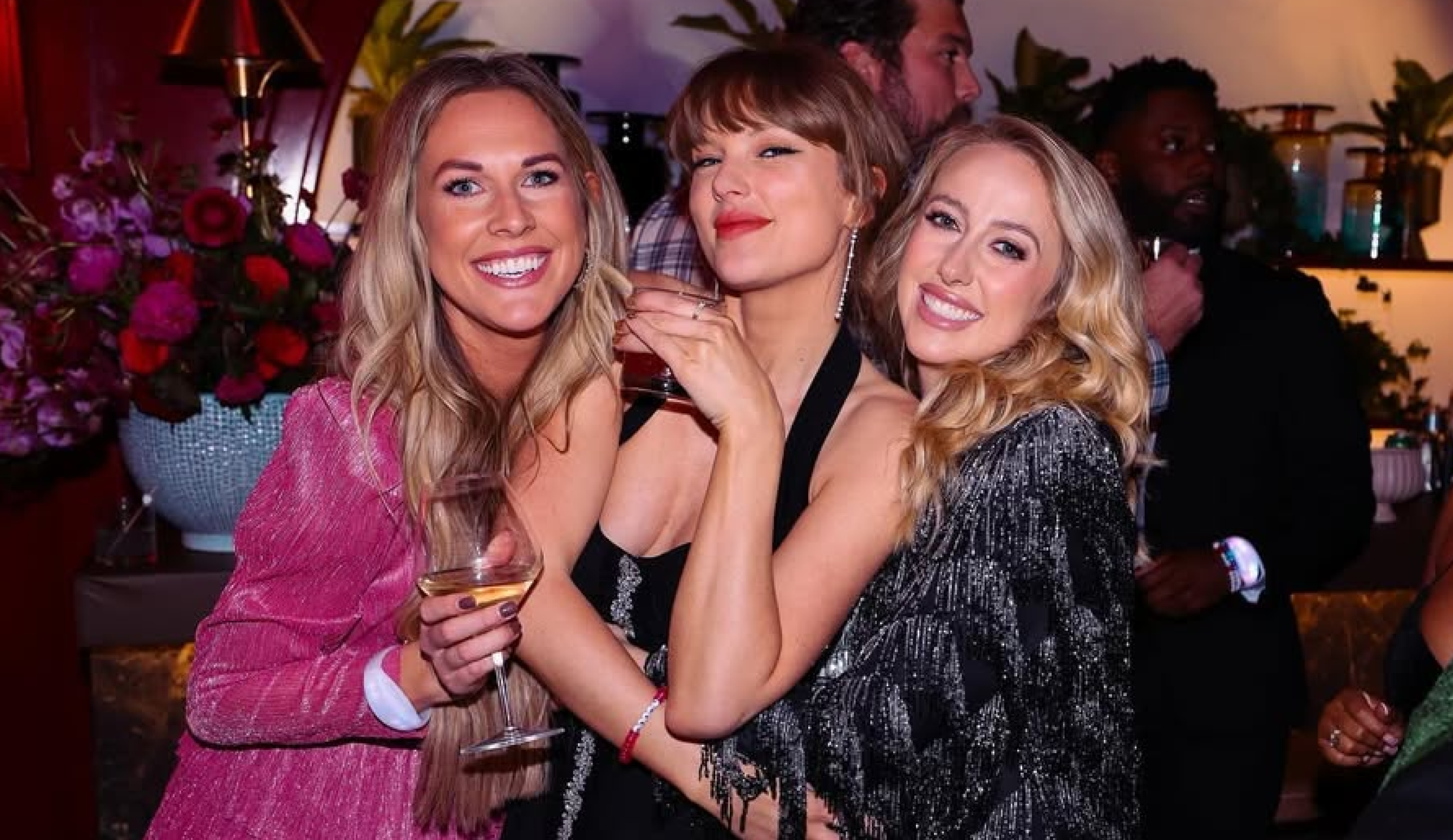 Taylor Swift Toasts Her 35th Birthday in a Little Black Balmain Dress |  Marie Claire