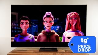 TCL QM8L TV displaying K-Pop Demon Hunters
