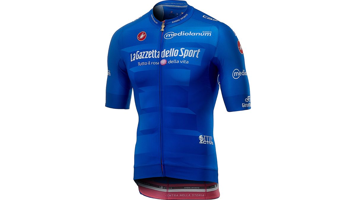 The Maglia Azzurra is the King of the Mountains classification leader