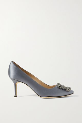 Hangisi 70 Embellished Satin Pumps