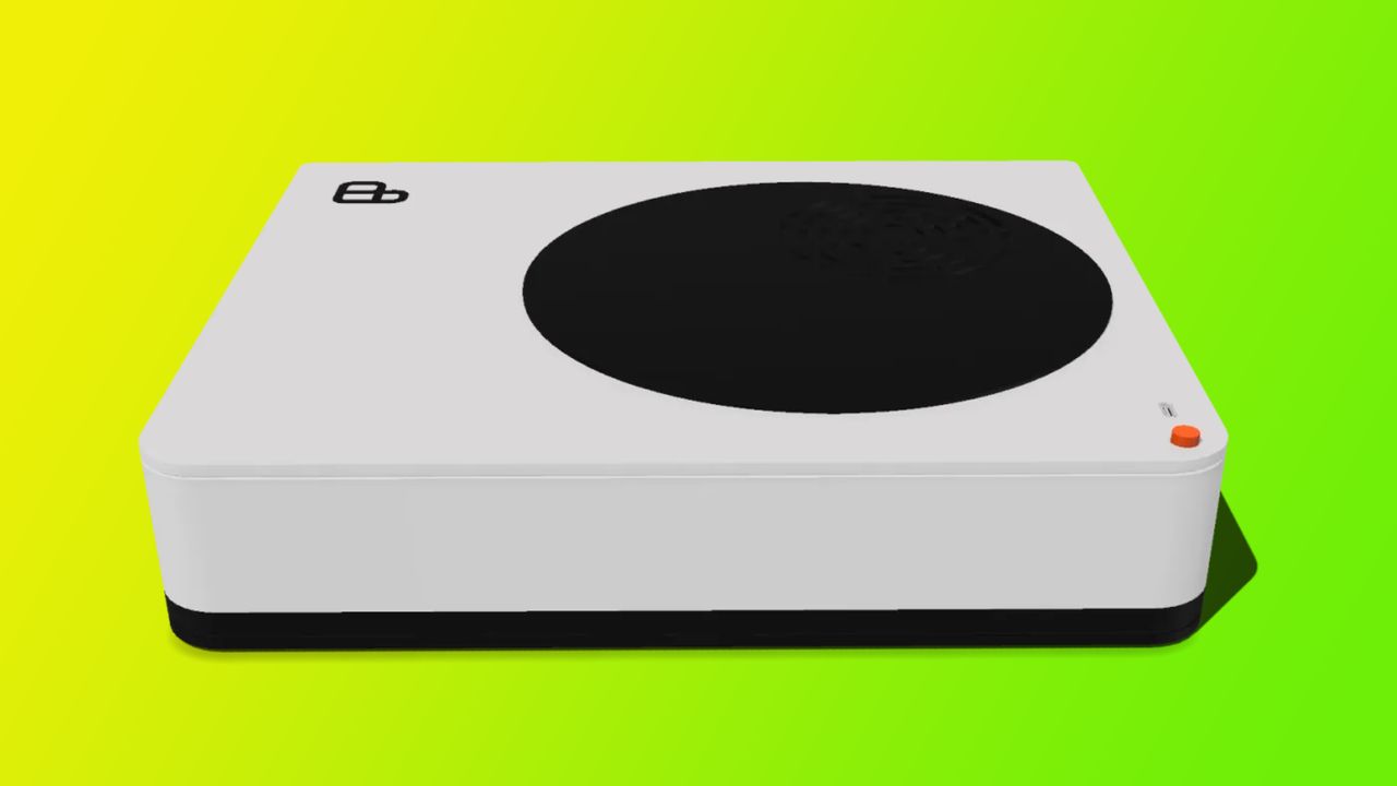 This AMD-powered, Linux-running mini PC looks like a Steam Machine disguised as a vinyl record player, without the fancy controller