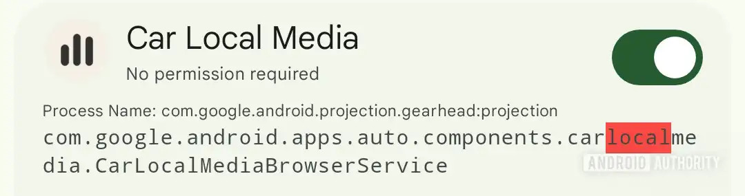 Android Auto local media support