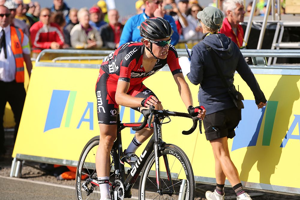 BMC's Dylan Teuns finsihed 10th during stage 5.