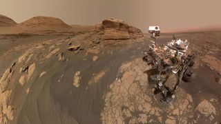 NASA's Mars Curiosity Rover Taking A Selfie On Mars