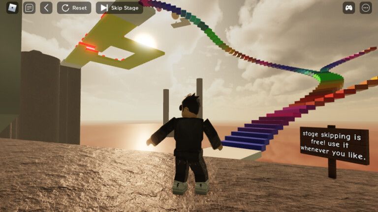 Vvvvvv Creator S New Game Is A Roblox Obby About Climbing A Giant Man Pc Gamer - roblox obby to play