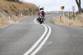 ALDINGA AUSTRALIA JANUARY 17 Daniek Hengeveld of The Netherlands and CeratizitWnt Pro Cycling Teamcompete in the breakaway during the 9th Santos Womens Tour Down Under 2025 Stage 1 a 101 9km stage from Brighton to Snapper PointAldinga UCIWWT on January 17 2025 in Aldinga Australia Photo by Dario BelingheriGetty Images