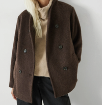 Hush Funnel Neck Wool Coat:&nbsp;was £239, now £167.50 at Hush (save £72)