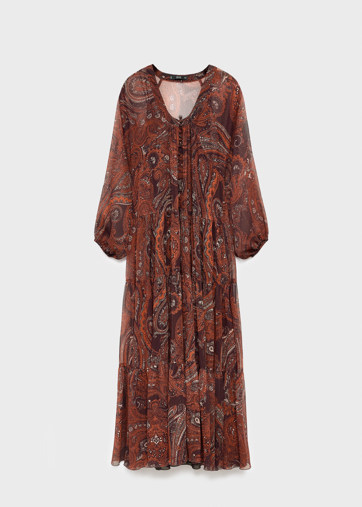 Paisley-Print Oversized Dress - Women | Mango Usa