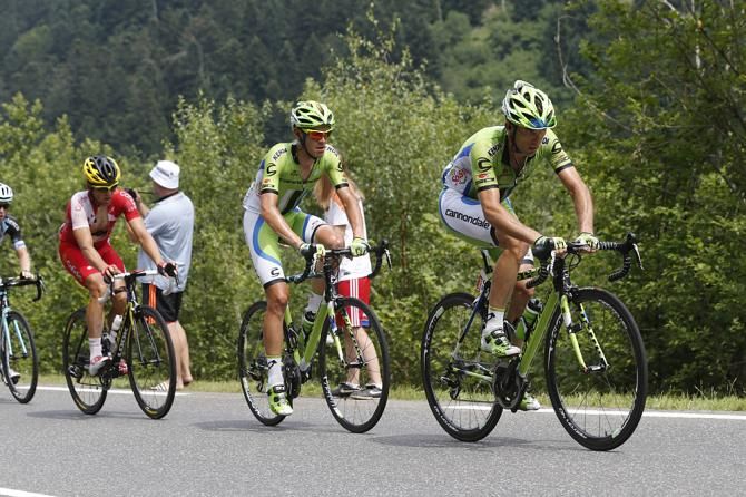 Marco Marcato and Alessandro de Marchi in the breakaway