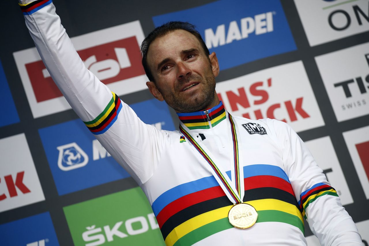 New world champion Alejandro Valverde