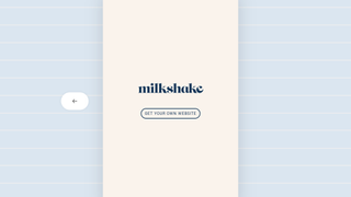 Milkshake website builder's adverts on a Milkshake website