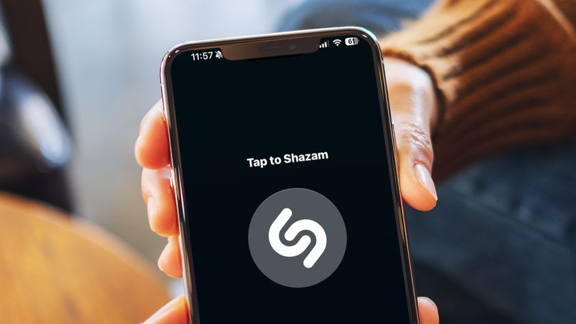 Shazam song search on an iPhone 