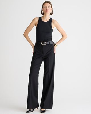 Carolina Flare Pant in Lightweight Wool Blend